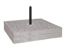 Stopka stalowa z podwójnym obciążeniem betonowym